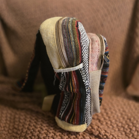 Himalayan Hemp Mini Backpack - Picture 2 of 4